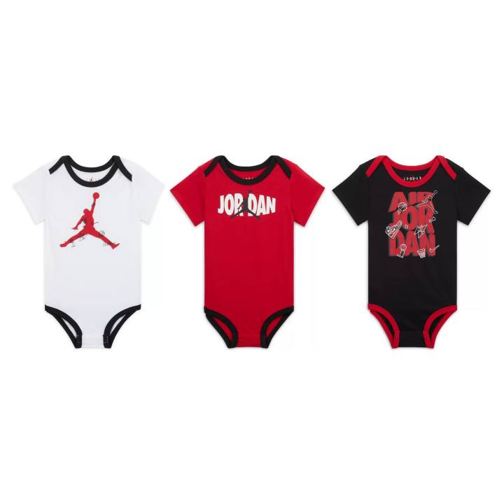 Jordan Jordan Jumpsuit 3 Pack Image Color Infant And Toddler
