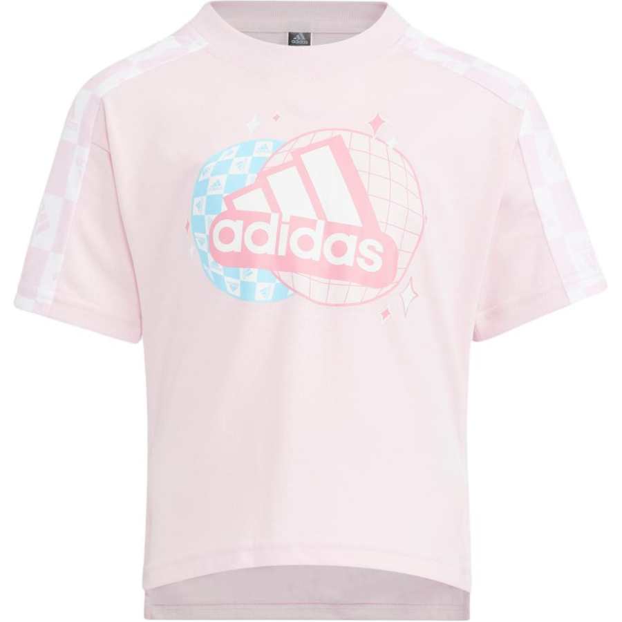 Adidas Adidas x DISHINI,LIANMINGKUAN AEROREADY T Shirt Pink Children Aged 3 7 Years Old