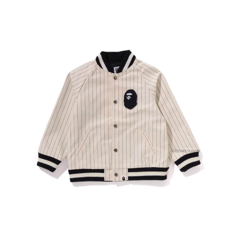 A BATHING APE A BATHING APE Baseball Jacket Children Aged 3 7 Years Old
