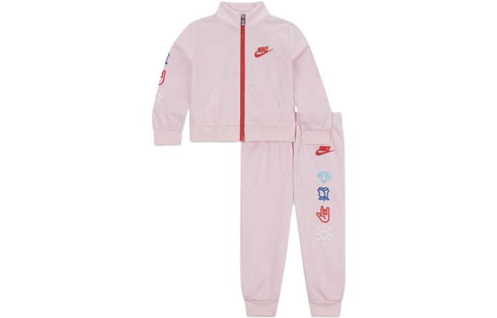 Nike Nike Kids Matching Sets XO Swoosh Pink Infant And Toddler