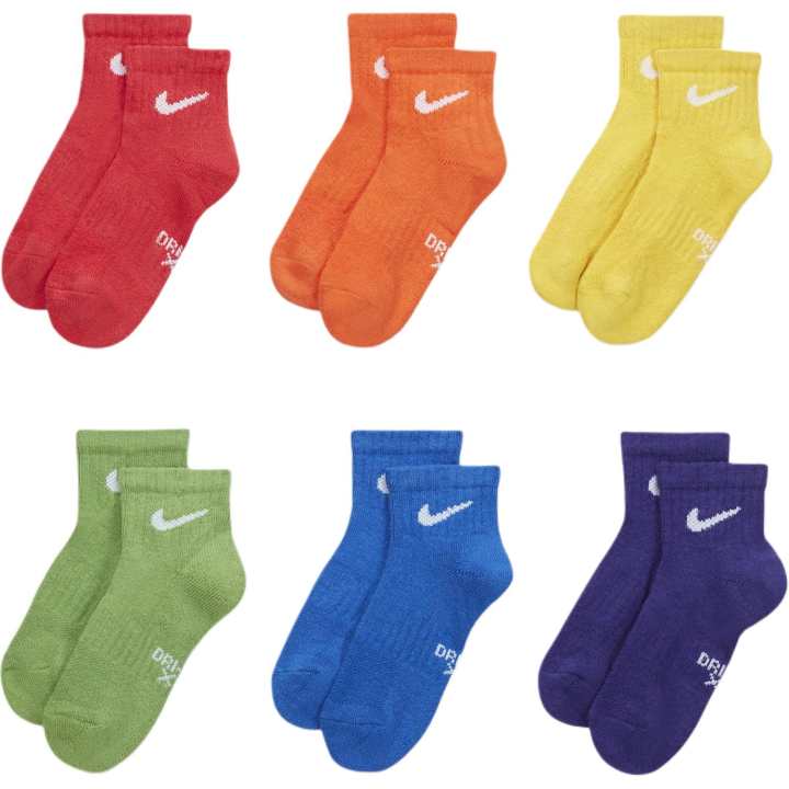 Nike Nike Socks 6 Pack Multicolor Infant And Toddler