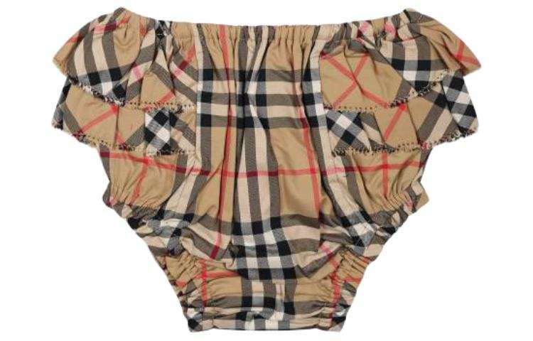 Burberry Underwear Set Brown Infant And Toddler