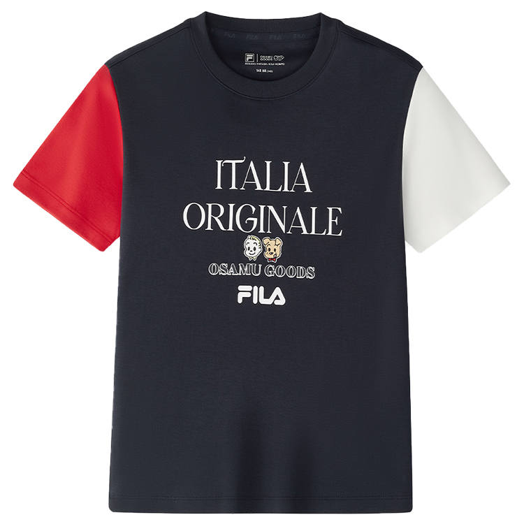 FILA KIDS x YUANTIANZHILIANMINGXILIE T Shirt Royal Blue