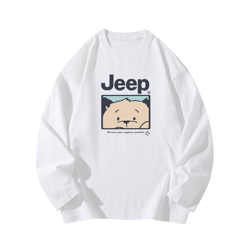 Jeep Grade School T Shirts Crew Neck Moderate