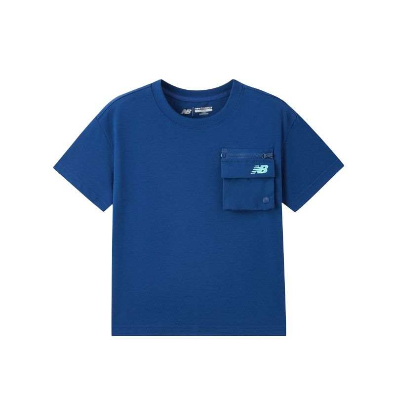 New Balance New Balance T Shirt Navy Blue Children Aged 3 7 Years Old
