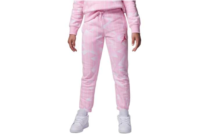 Jordan Jordan Essentials Printed Fleece Pants Knitted Sweatpants Kids' Pink
