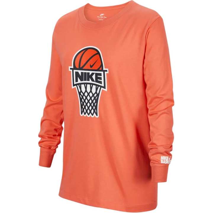 Nike Nike Sportswear T Shirt Mysterious Ash Red Kids'