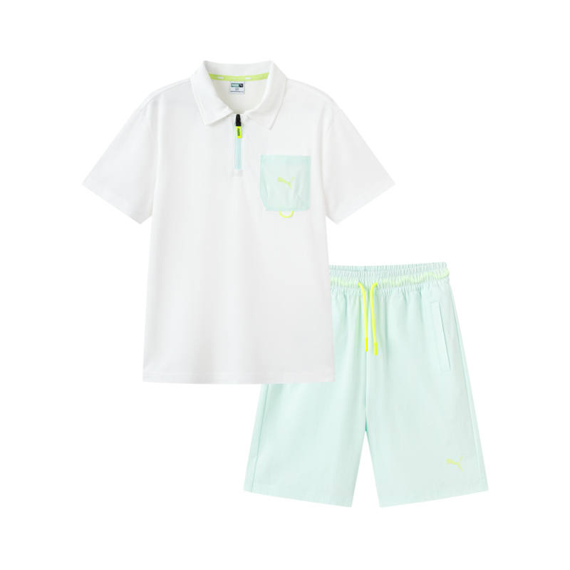 PUMA Casual Sportswear Performance SS25 Raw White Kids'