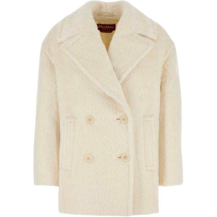 MaxMara Studio MaxMara Studio Coat Women's Ecru