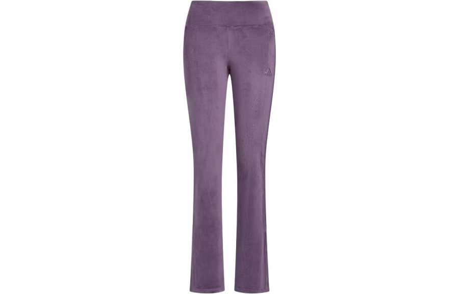 Adidas Adidas Kids' Bottom Vented Velour Flare Leg Pant Purple Kids'