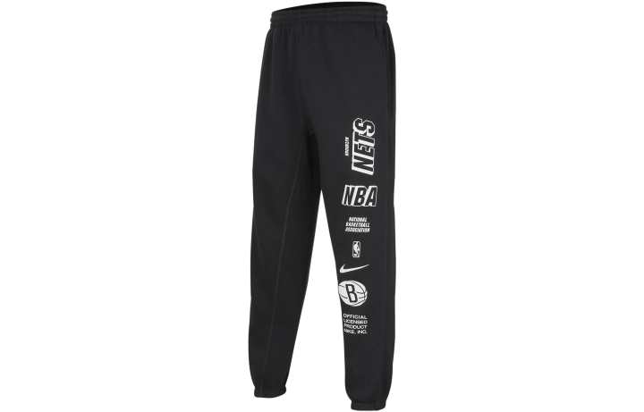 Nike Nike Kids' Apparel NBA Brooklyn Nets Courtside Knitted Sweatpants Kids' Black