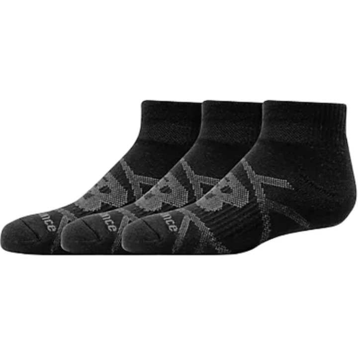 New Balance New Balance Ankle Socks 3 Pack Black Kids'