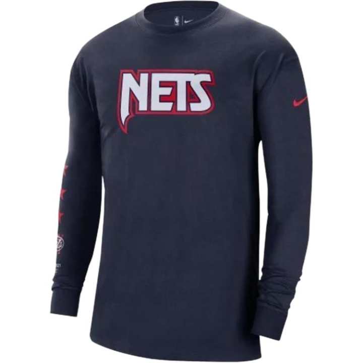 Nike Nike Brook Lin Nets T Shirt Dark Blue Kids'