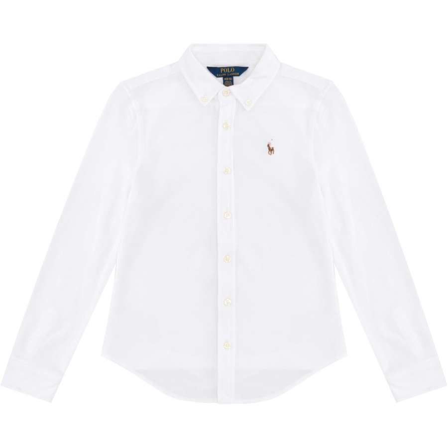 Ralph Lauren Solid Color Kids' Top All Kids' White