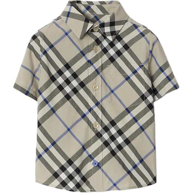 Burberry Kids Casual Shirts Lapel Moderate