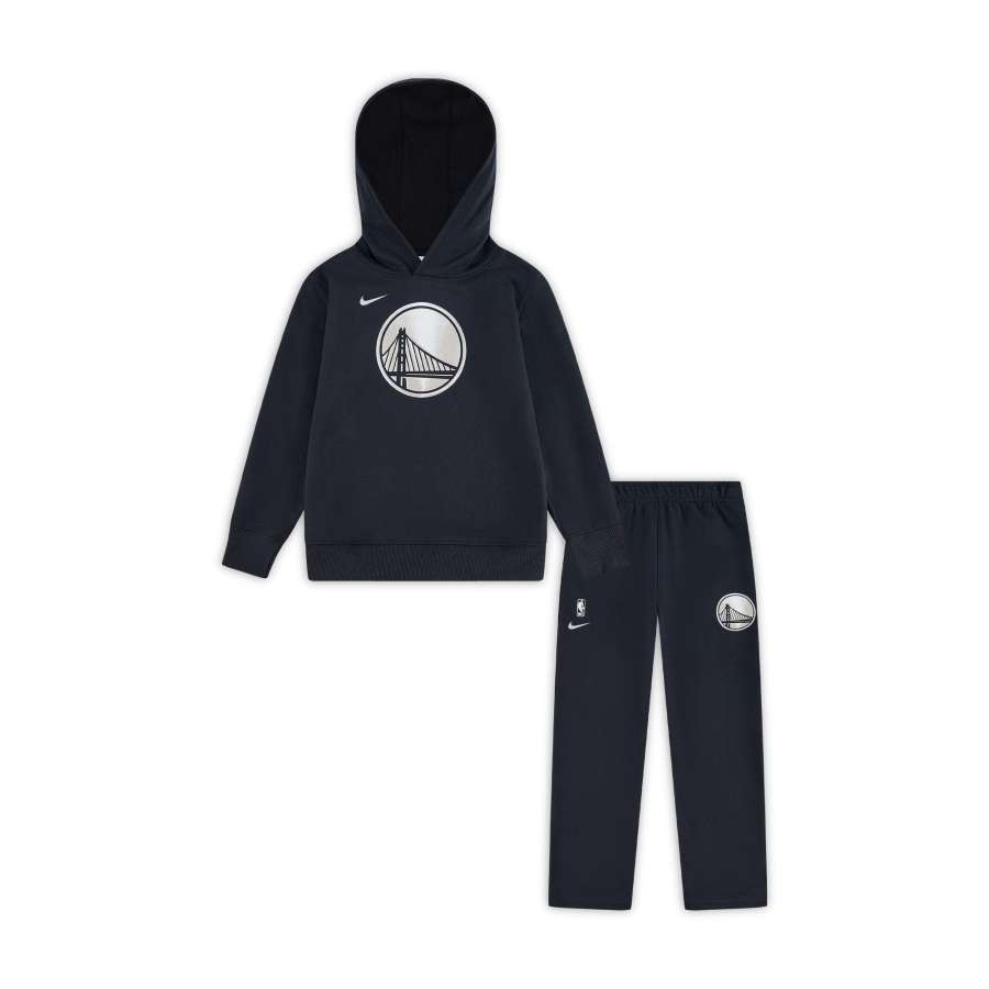 Nike Nike x NBA Casual Sportswear Golden State WarriorsClub FLEECE Lined Hooded Comfortable Knitted Fabric