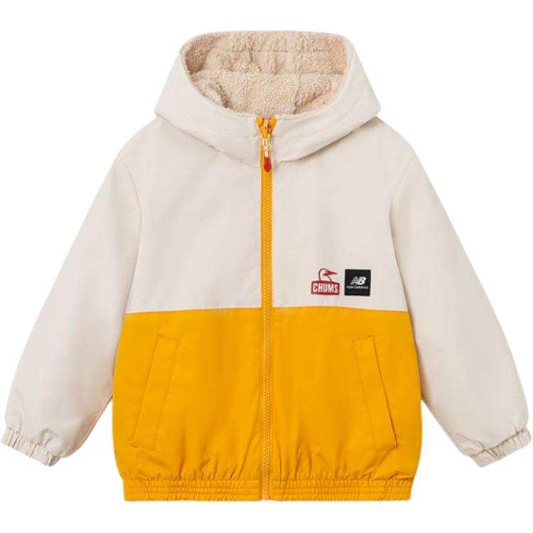 New Balance New Balance Velvet feel Coat Ivory White Children Aged 3 7 Years Old