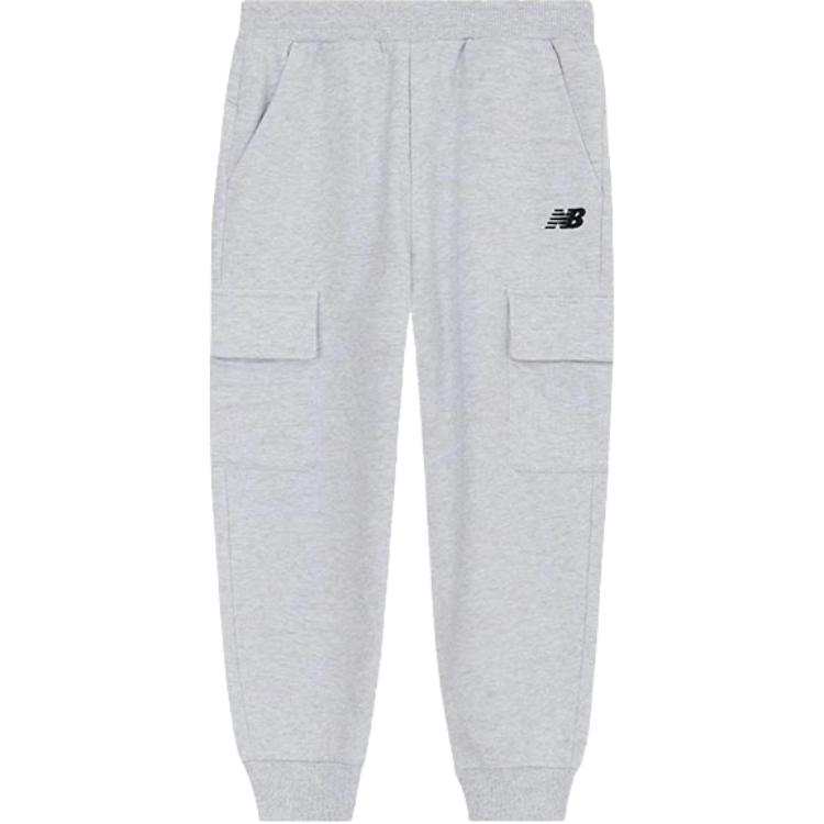 New Balance New Balance Knitted Sweatpants Sports Club Light Gray Children Aged 3 7 Years Old