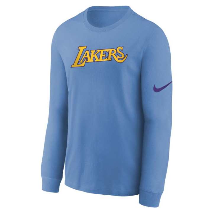 Nike Nike x NBA Los Angeles Lakers T Shirt Sky Blue Unisex