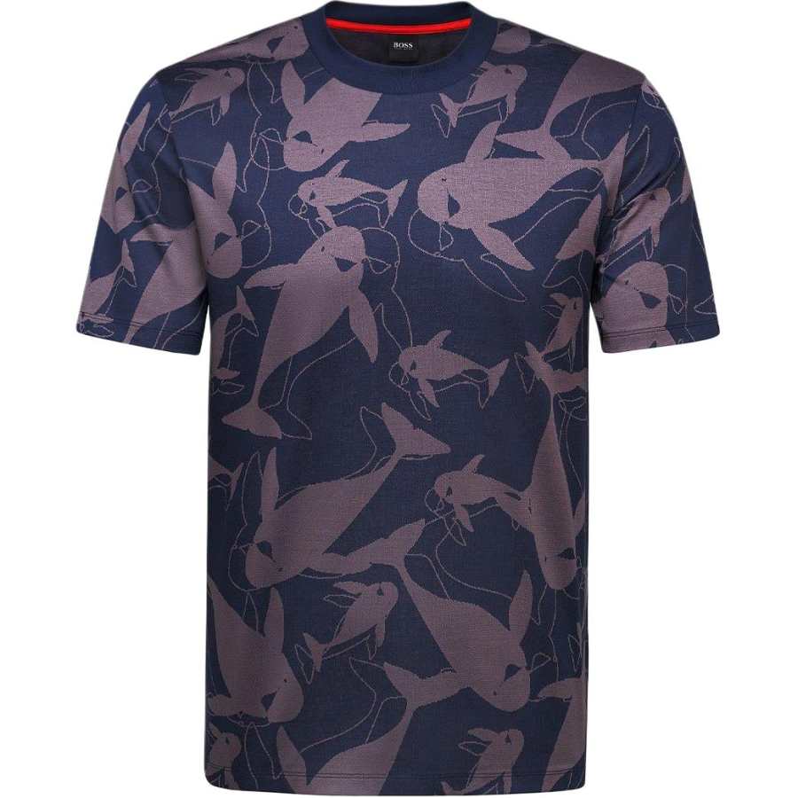 HUGO BOSS T Shirt Unisex Dark Blue