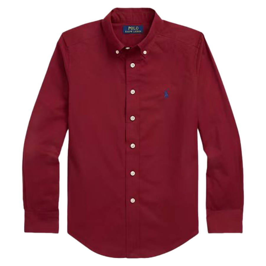 Polo Ralph Lauren SS24 Shirt Spring Fall Kids' Dark Red