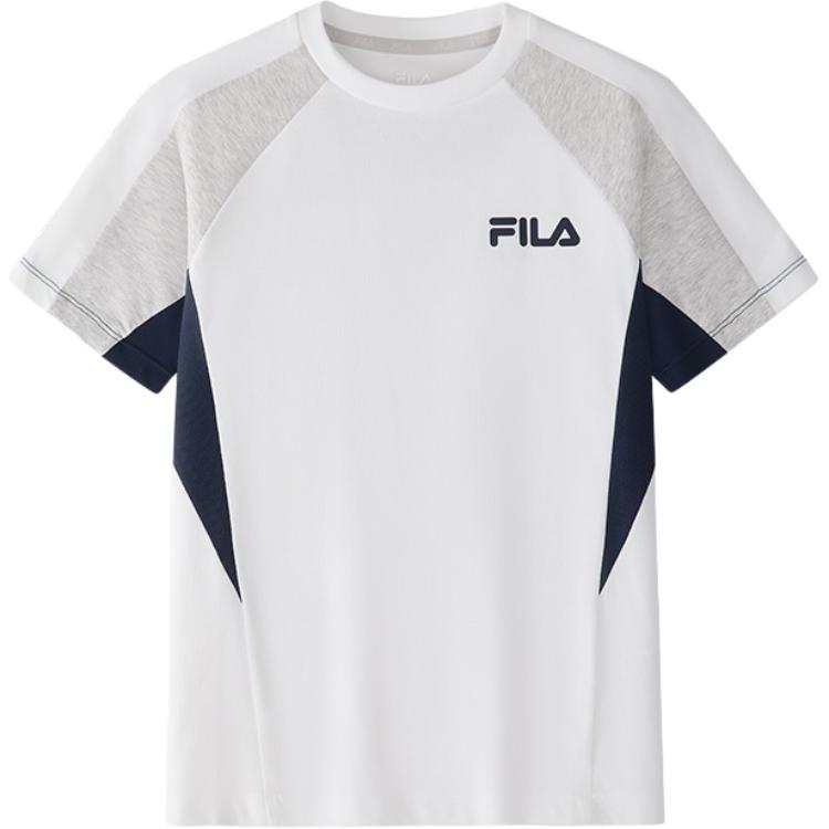 FILA KIDS T Shirt Standard White Teenagers