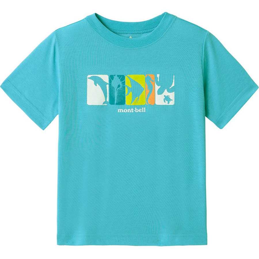 MONTBELL T Shirt Light Blue Kids'