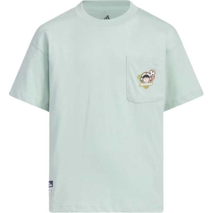 Adidas Adidas T Shirt Light Green Children Aged 3 7 Years Old