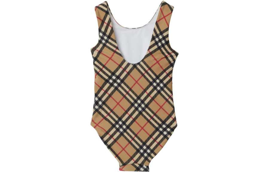 Burberry FW23 Fitted Kids' Swimsuit Kids' Khaki