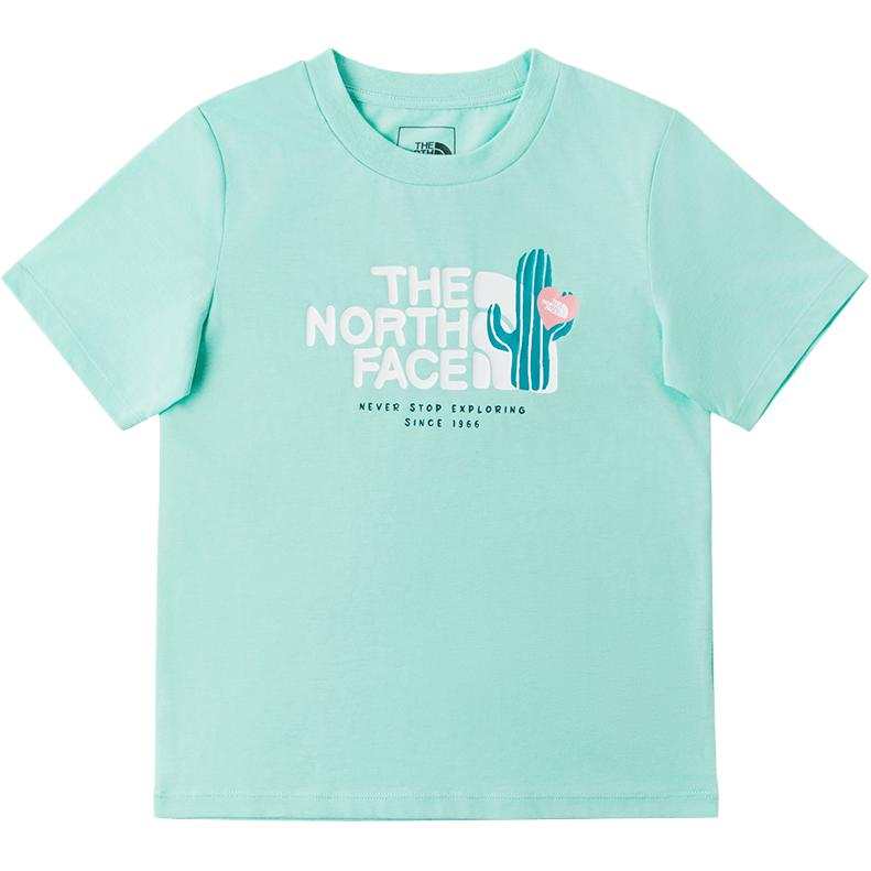 THE NORTH FACE T Shirt 6EI/Mint Green Children Aged 3 7 Years Old