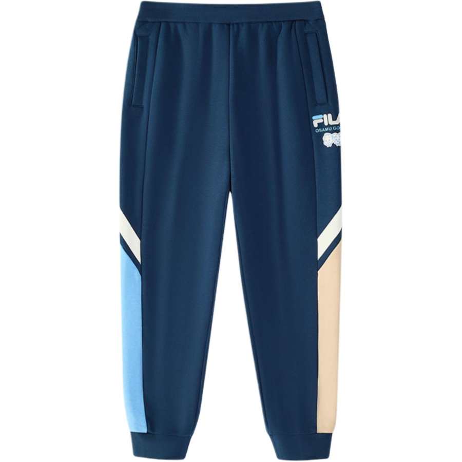 FILA KIDS x YUANTIANZHI,LIANMINGKUAN Knitted Sweatpants Sea Sunset Blue Teenagers