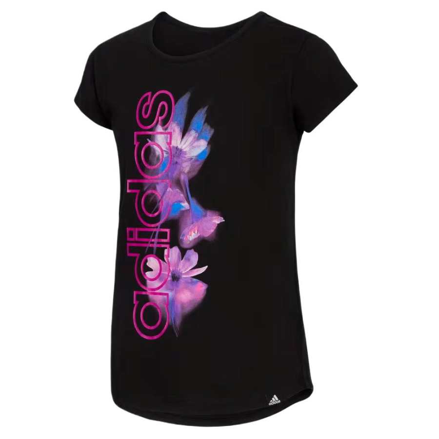 Adidas Adidas Kids T Shirts Crew Neck Moderate