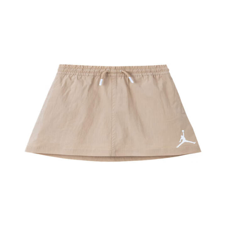 Jordan Jordan Solid Color Moderate Skirt Children Aged 3 7 Years Old Beaver Brown
