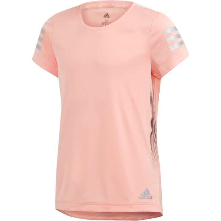 Adidas Adidas T Shirt Bright Light Pink/Dark Silver Gray Teenagers