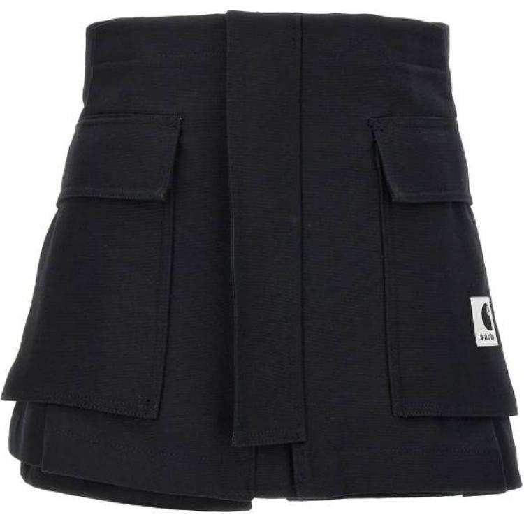Sacai Cargo Shorts Women's Black