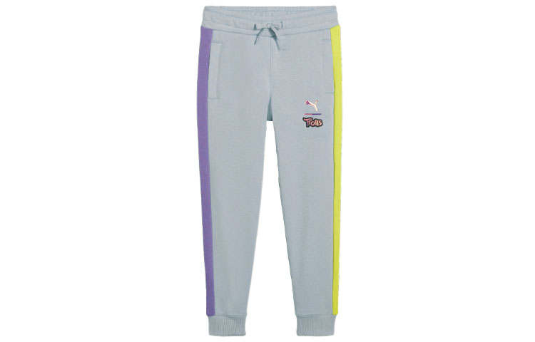PUMA PUMA Knitted Sweatpants Light Gray Kids'
