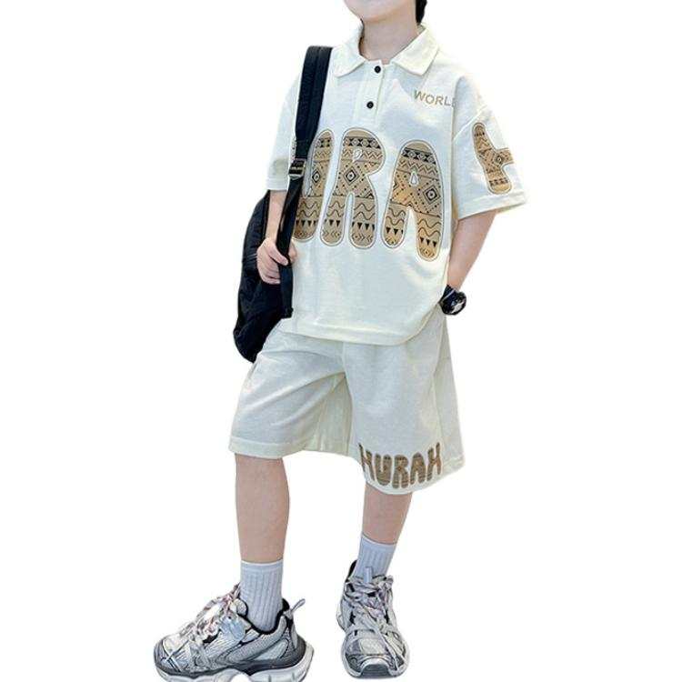 Lanza Crew Neck Pullover Letter Casual Sportswear Teenagers