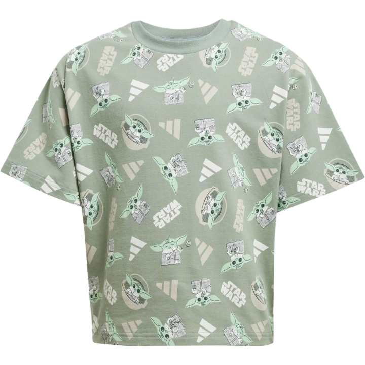Adidas Adidas T Shirt Silver Green Kids'