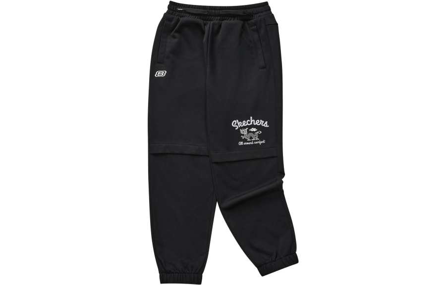 Skechers Knitted Sweatpants Carbon Black Teenagers