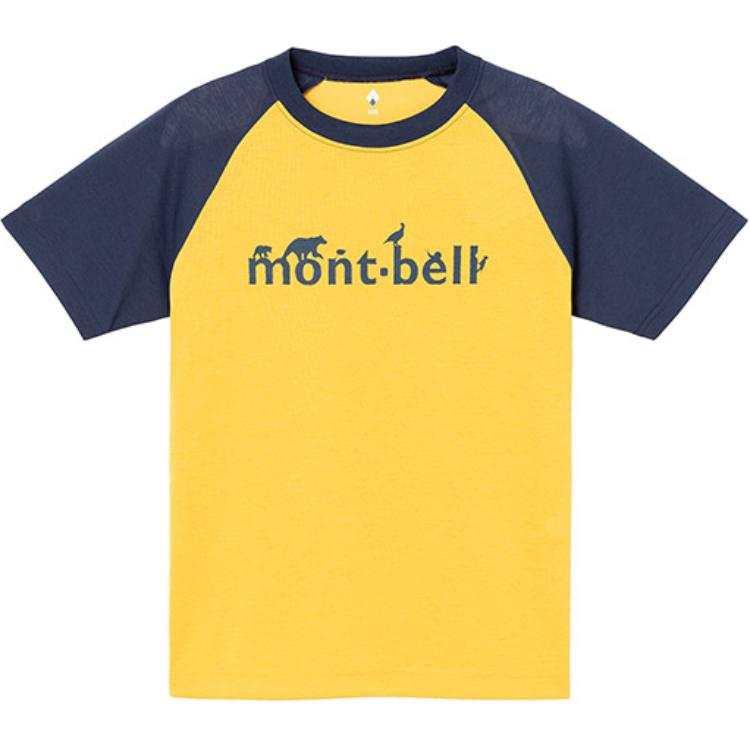 MONTBELL Kids T Shirts Crew Neck Moderate