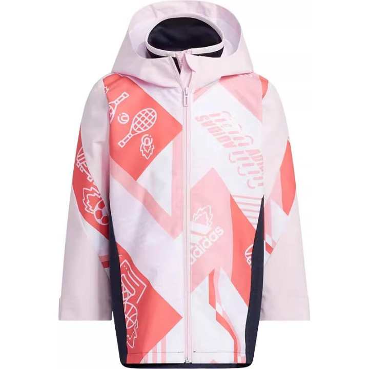 Adidas Adidas Windbreaker Jacket Pink Children Aged 3 7 Years Old
