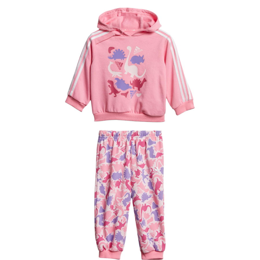 Adidas Adidas Casual Sportswear ALLOVER PRINT Blessing Pink/White/Blessing Pink/Old Fuchsia/White Infant And Toddler