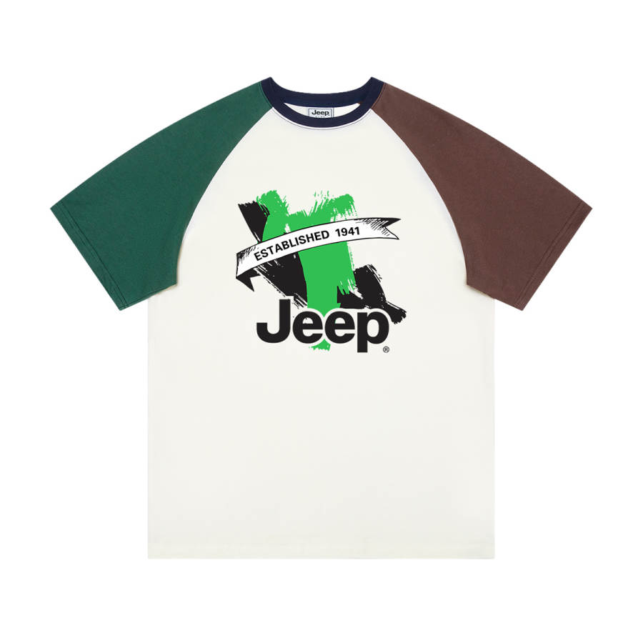 Jeep Grade School T Shirts Crew Neck Moderate