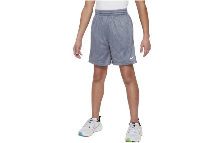 Nike Nike Kids' Apparel Dri FIT Mesh Shorts Kids' Gray