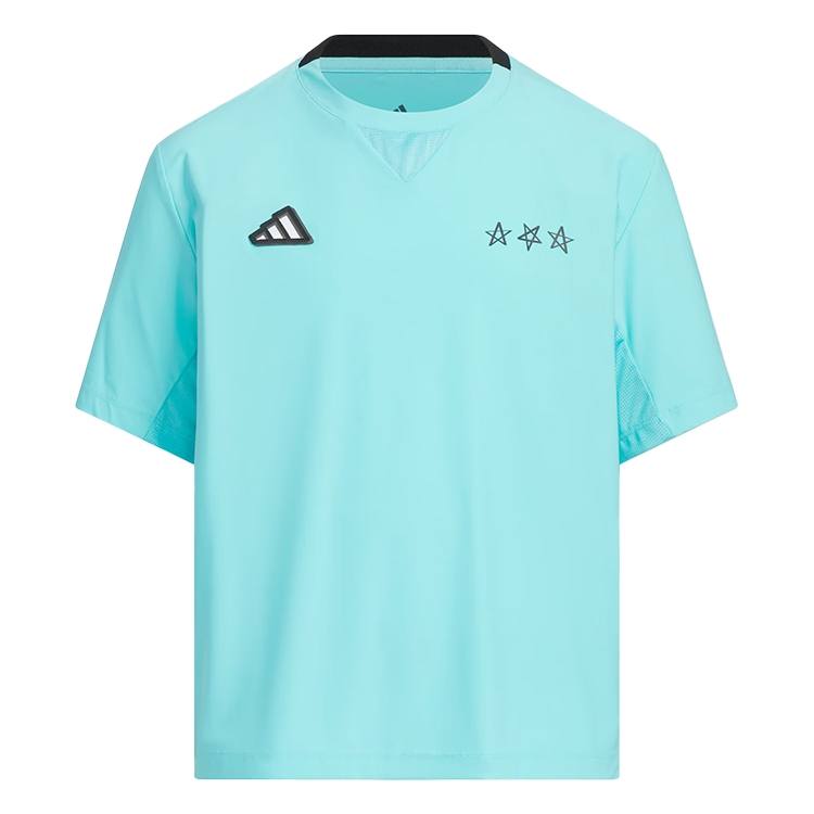 Adidas Adidas T Shirt SS25 Blue/Black Children Aged 3 7 Years Old
