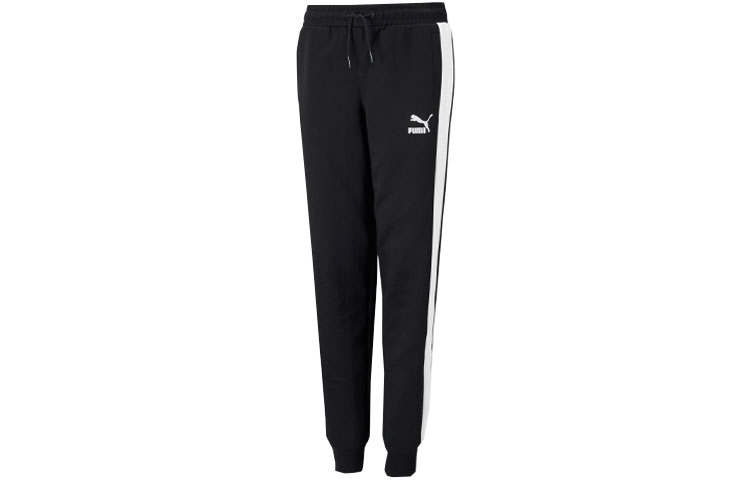 PUMA Knitted Sweatpants ESSENTIALS Pantalon De Survêtement Iconic T7 Enfant Et Adolescent Black Kids'