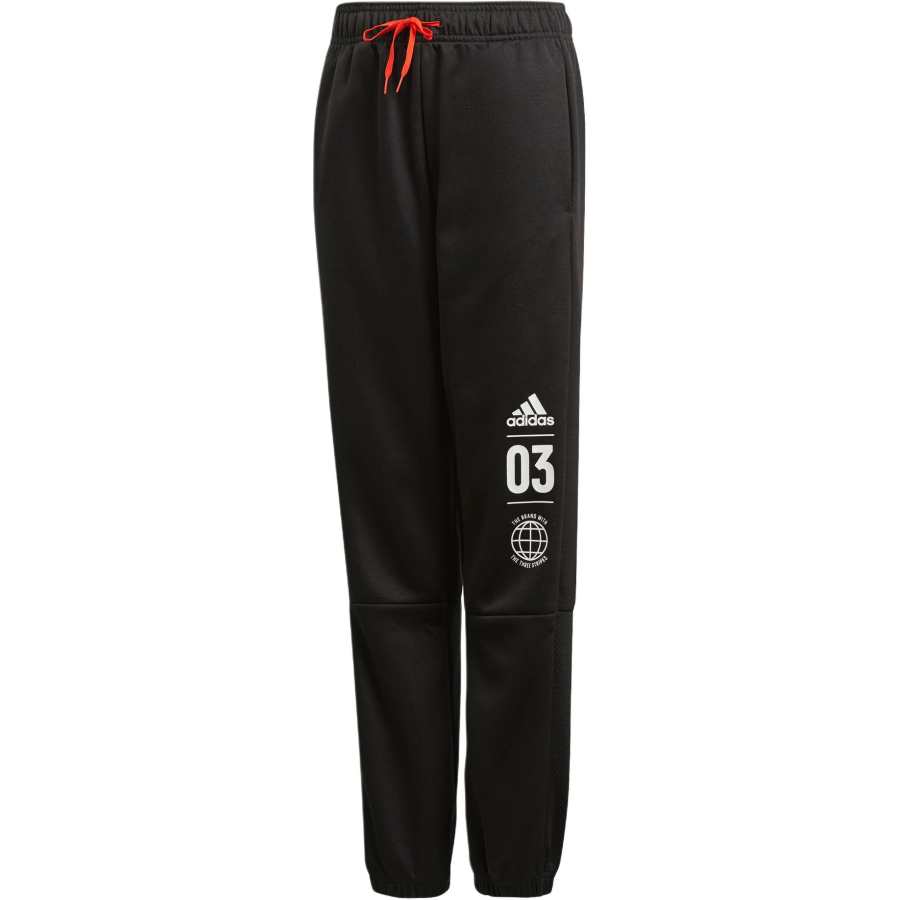 Adidas Adidas x JR LIANMINGKUAN Knitted Sweatpants Sportswear Black Teenagers