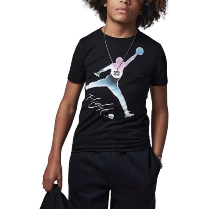 Jordan Jordan Flight T Shirt Black Teenagers
