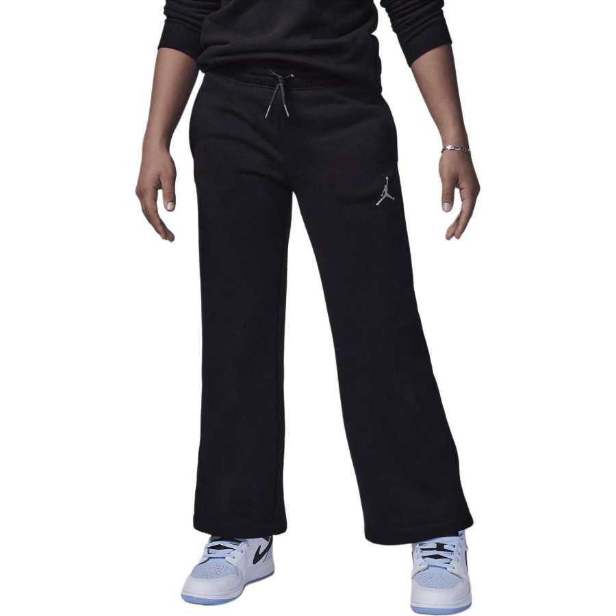 Jordan Jordan Knitted Sweatpants Icon Play Wide Leg Pants Black Kids'
