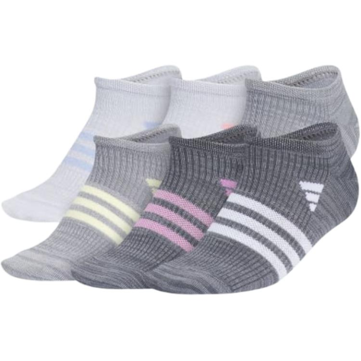 Adidas Adidas Kids' Apparel Superlite 3.0 6 Pack No Show Socks 6 Pack Kids'